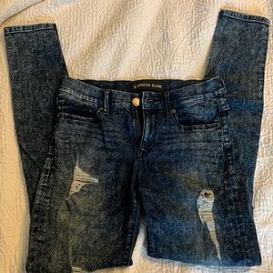 Express Mid rise legging size 4 regular